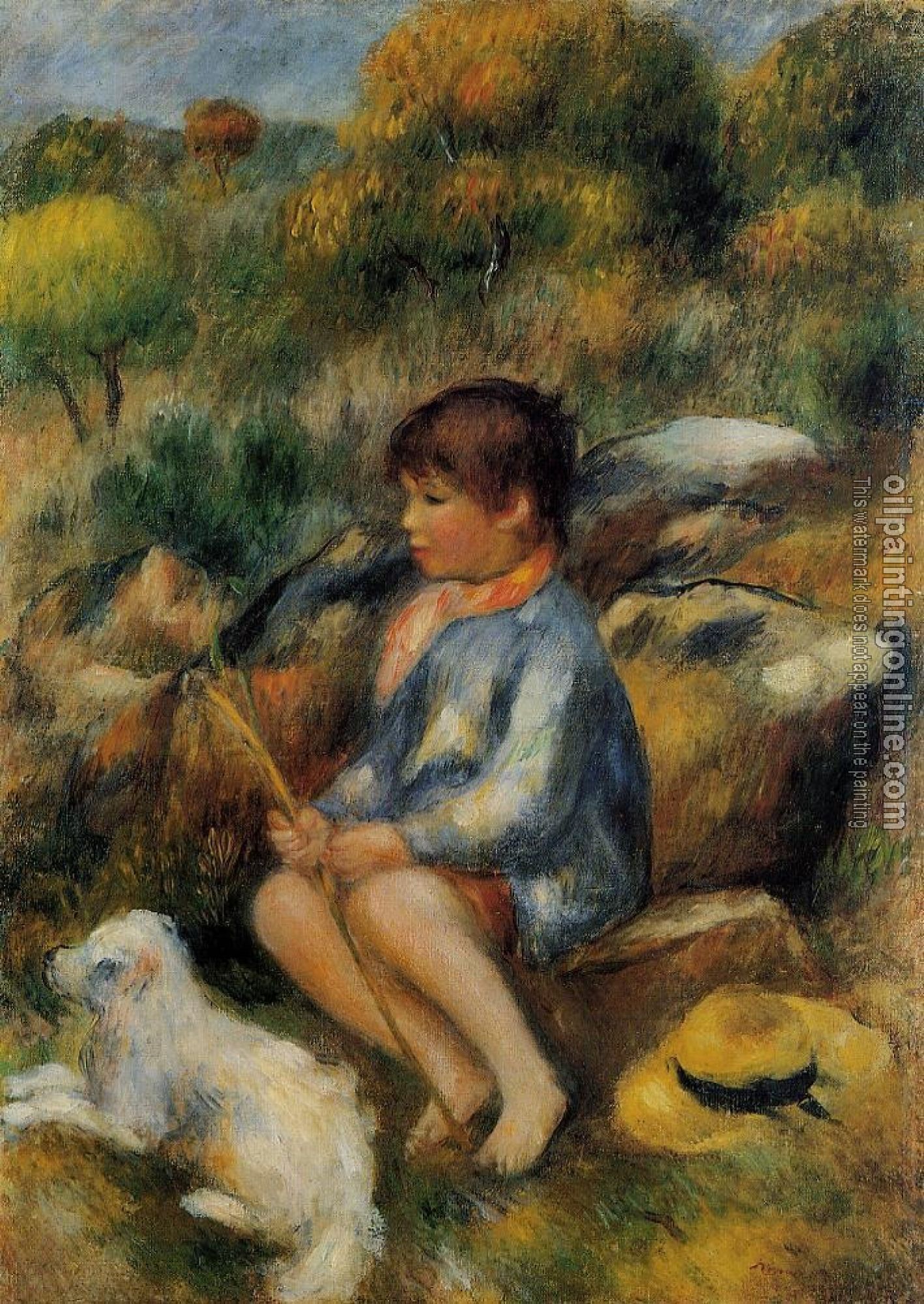 Renoir, Pierre Auguste - Young Boy at the Stream